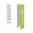 verticale elektrische radiator met deksel Nieuwe ontwerp jurk Scirocco H Viadurini