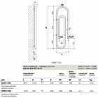 Termoarredo Hydraulische Grijpers, modern design, gemaakt in Italië Scirocco H Viadurini