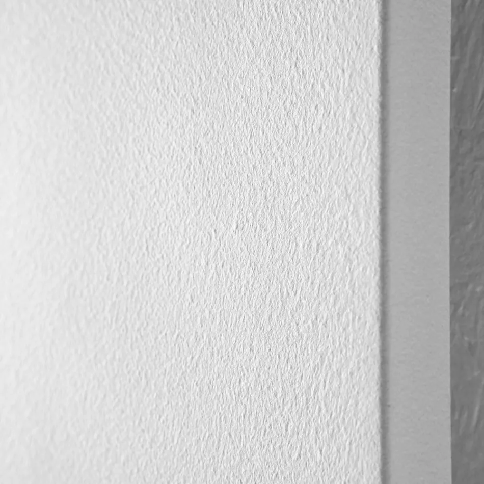 Hybride designradiator in glad Italiaans marmerpoeder - lijnen Viadurini