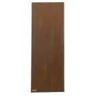 Hybride radiator met Corten-afwerking in Italiaans marmerpoeder - Lines Viadurini