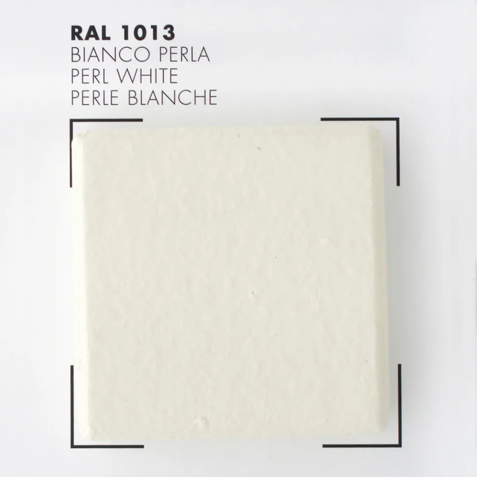 Hybride radiator tot 1400 Watt in Italiaans marmerpoeder - Terraa Viadurini