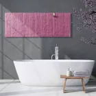 Hybride radiator tot 1400 Watt in Italiaans marmerpoeder - Terraa Viadurini