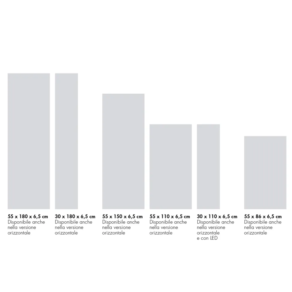 Hybride radiator in Italiaans marmerpoeder met thermostaat - Texturee Viadurini