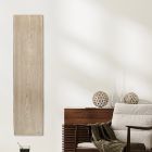 Hybride radiator in Italiaans marmerpoeder met houteffect - Wood50 Viadurini