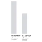 Hybride radiator in Italiaans marmerpoeder tot 500 Watt - Naturae Viadurini