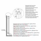 Hydraulische Wandradiator Design Laag Modern Verticaal 1824 W - Picchio Viadurini