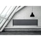 Hydraulische radiator met verticale collectoren en horizontale buizen - Samengesteld Viadurini