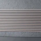 Hydraulische radiator met enkele vierkante sectie-elementen Made in Italy - Nougat Viadurini