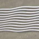 Hydraulische radiator met gebogen horizontale elementen Made in Italy - Zucchero Viadurini