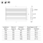 Hydraulische radiator met diverse elementen, gemaakt in Italië - Ardore Viadurini