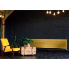 Hydraulische radiator met drievoudige reeks horizontale elementen Made in Italy - Caramella Viadurini
