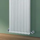 Hydraulische radiator met drievoudige reeks verticale elementen Made in Italy - Cenci Viadurini