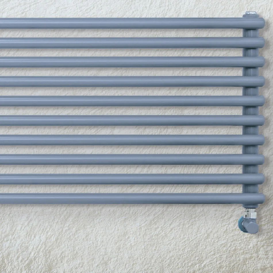 Sanitairradiator met een reeks horizontale elementen Made in Italy - Cappello Viadurini
