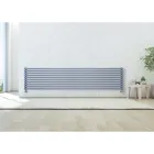 Sanitairradiator met een reeks horizontale elementen Made in Italy - Cappello Viadurini