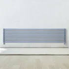 Sanitairradiator met een reeks horizontale elementen Made in Italy - Cappello Viadurini