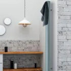 Sanitairradiator bestaande uit een aluminium buis Made in Italy - Pandoro Viadurini