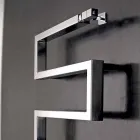 Hydraulische chrome Termoarredo Snake door Scirocco H, modern design Viadurini