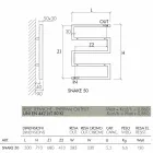 Hydraulische chromen radiator Snake van Scirocco H, modern design Viadurini