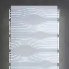 Design hydraulische radiator voor woonkamer of badkamer met led 839 W - glans Viadurini