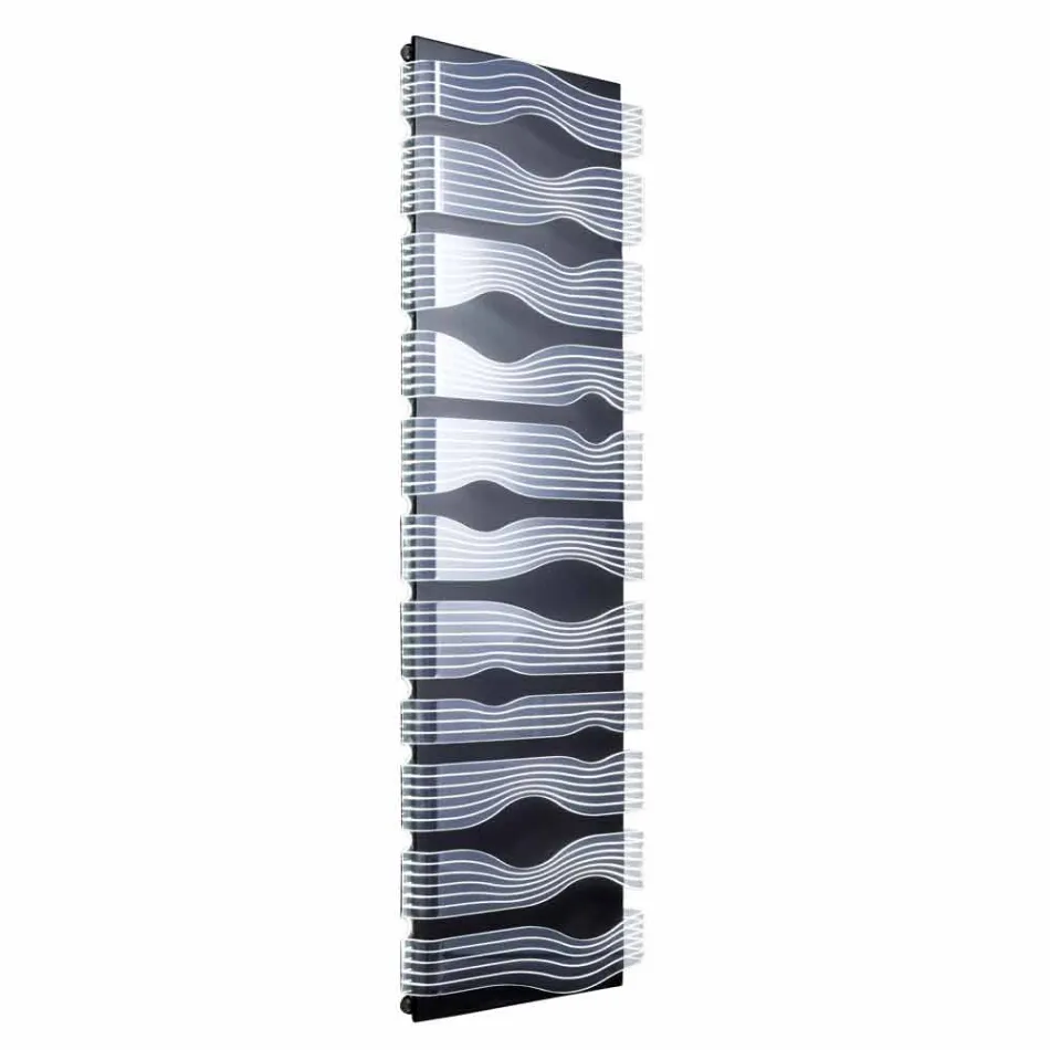 Design hydraulische radiator voor woonkamer of badkamer met led 839 W - glans Viadurini