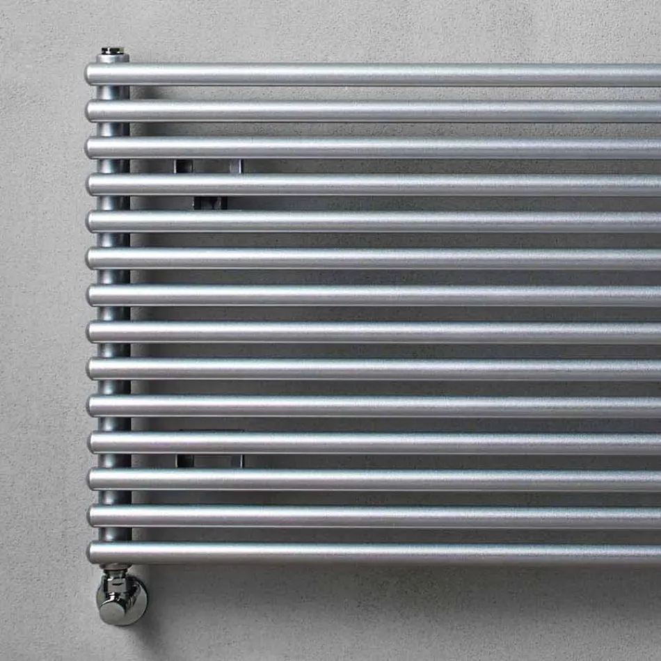 Wandgemonteerde hydraulische designradiator in verschillende maten tot 1154 W - Penguin Viadurini