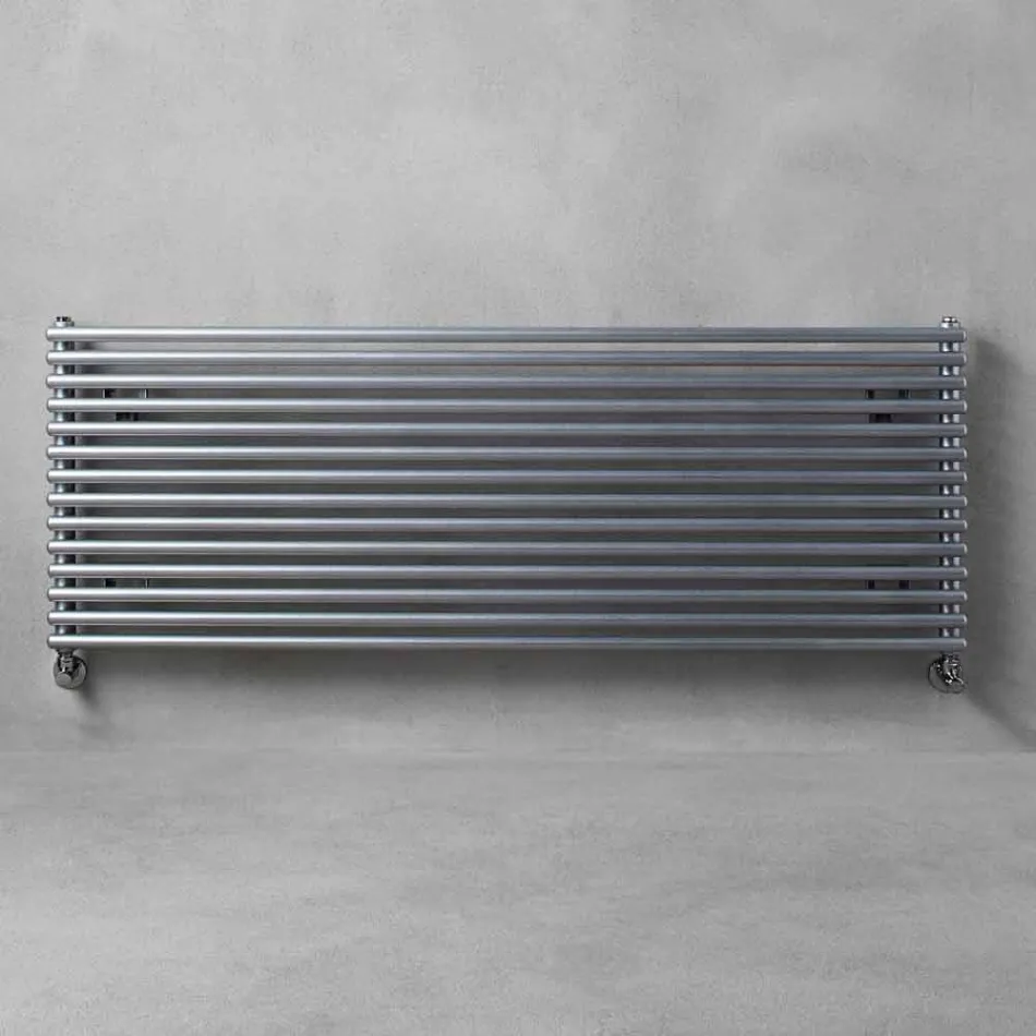 Wandgemonteerde hydraulische designradiator in verschillende maten tot 1154 W - Penguin Viadurini