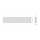 Hydraulische radiator van staal met dubbele sectie van Made in Italy-elementen - Pod Viadurini