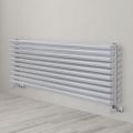 Hydraulische radiator in zuiver witte staalafwerking Made in Italy - Cookies