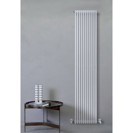 Stalen hydraulische radiator met verkeerswitte afwerking, gemaakt in Italië - Coppa Viadurini