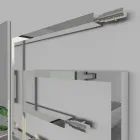 Hydraulische decoratieve radiator in geborsteld roestvrij staal Snake van Scirocco H Viadurini