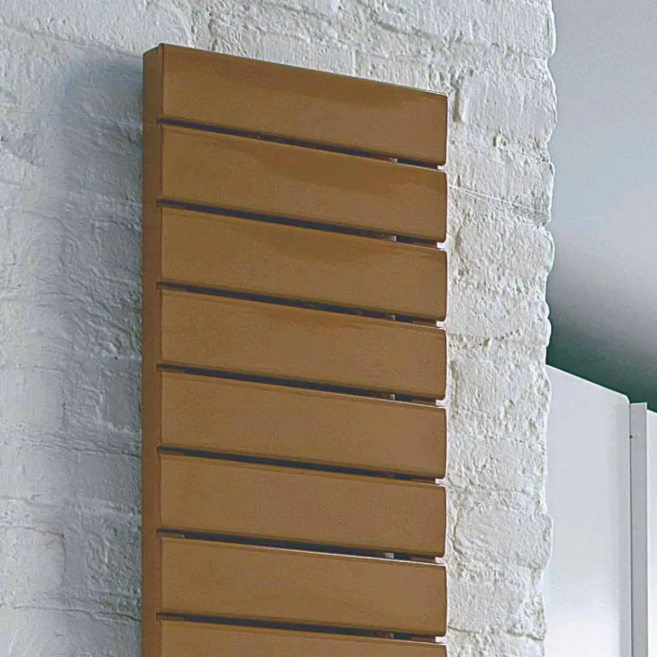 Hydraulische Termoarredo staal, eiken planken, Utility Scirocco H Viadurini