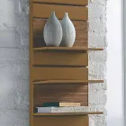 Hydraulische Termoarredo staal, eiken planken, Utility Scirocco H Viadurini