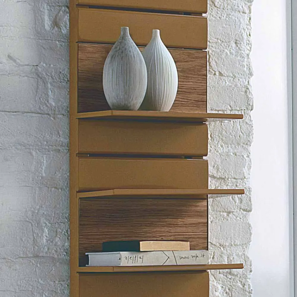 Hydraulische Termoarredo staal, eiken planken, Utility Scirocco H Viadurini