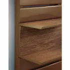 Hydraulische Termoarredo staal, eiken planken, Utility Scirocco H Viadurini