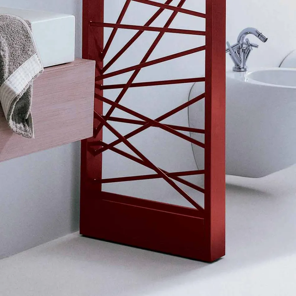 Hydraulische Termoarredo staal, grootstedelijke stijl Mikado Scirocco H Viadurini