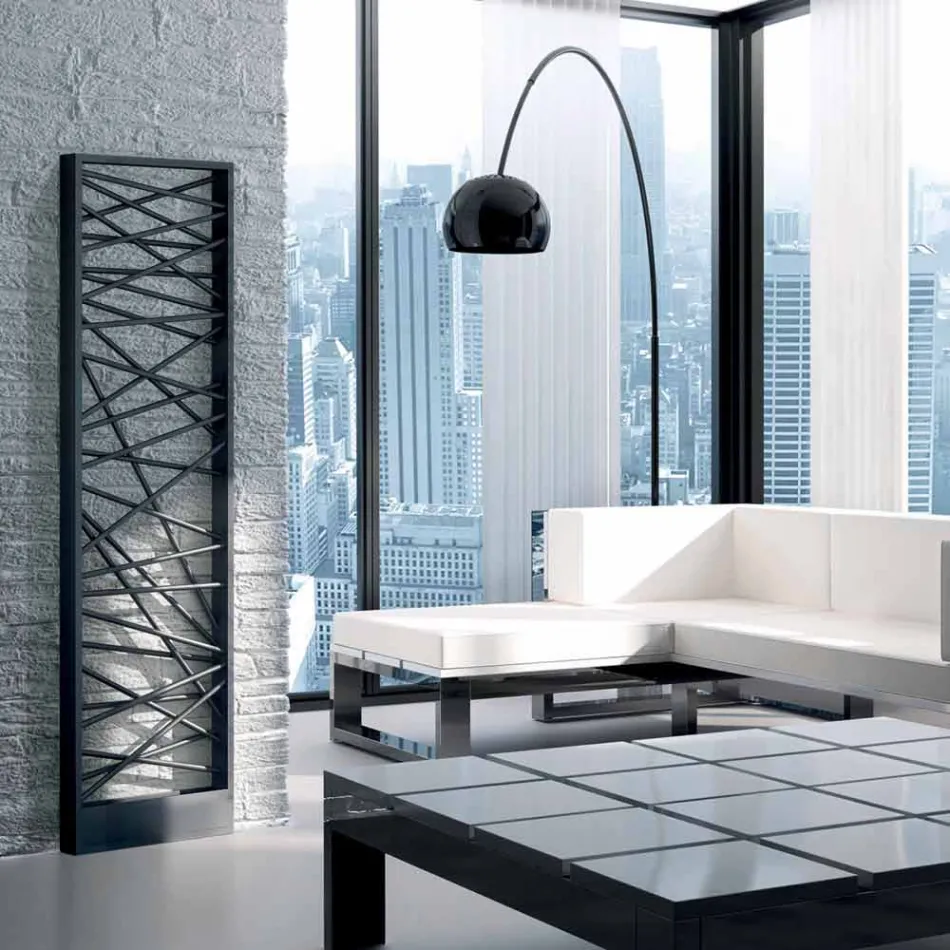 Hydraulische Termoarredo staal, grootstedelijke stijl Mikado Scirocco H Viadurini