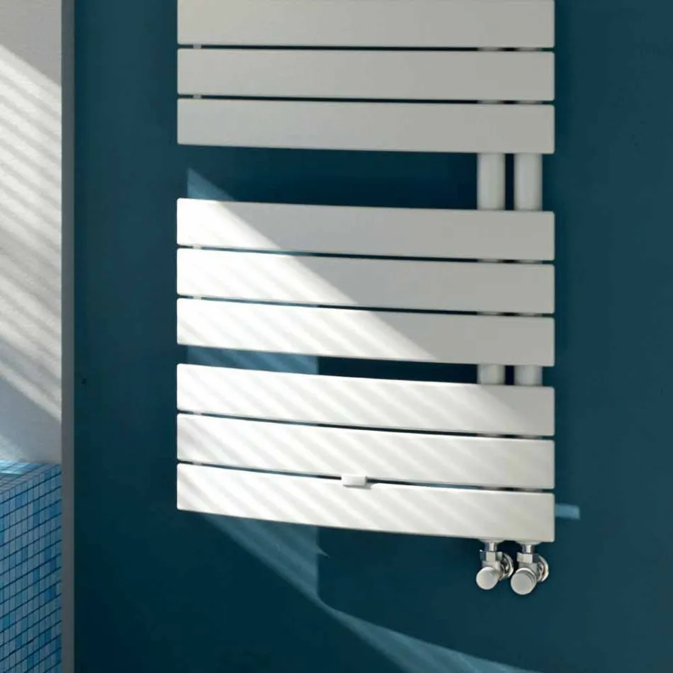 hydraulische radiator in witte staalplaat Sail Scirocco H Viadurini