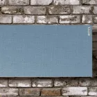 Moderne hydraulische radiator in Italiaans marmerpoeder - Texturee Viadurini