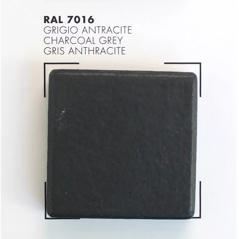 Moderne hydraulische radiator in Italiaans marmerpoeder - Texturee Viadurini