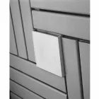 Termoarredo hydraulische vierkant ontwerp in Italië Vierkante Scirocco H Viadurini