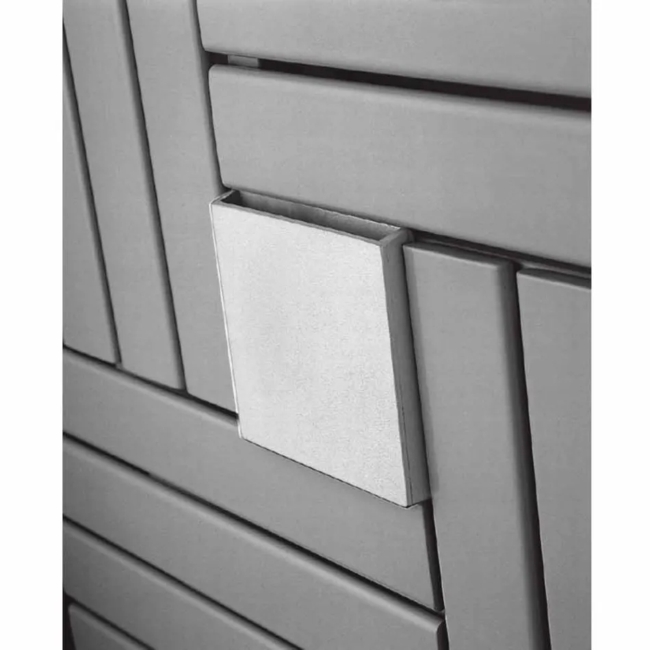 Termoarredo hydraulische vierkant ontwerp in Italië Vierkante Scirocco H Viadurini