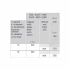 Modern Design Verticale Hydraulische Wandradiator tot 1224 Watt - Regolo Viadurini