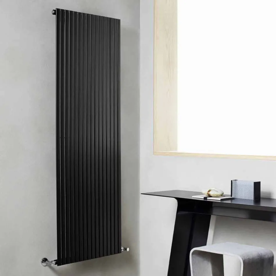 Modern Design Verticale Hydraulische Wandradiator tot 1224 Watt - Regolo Viadurini