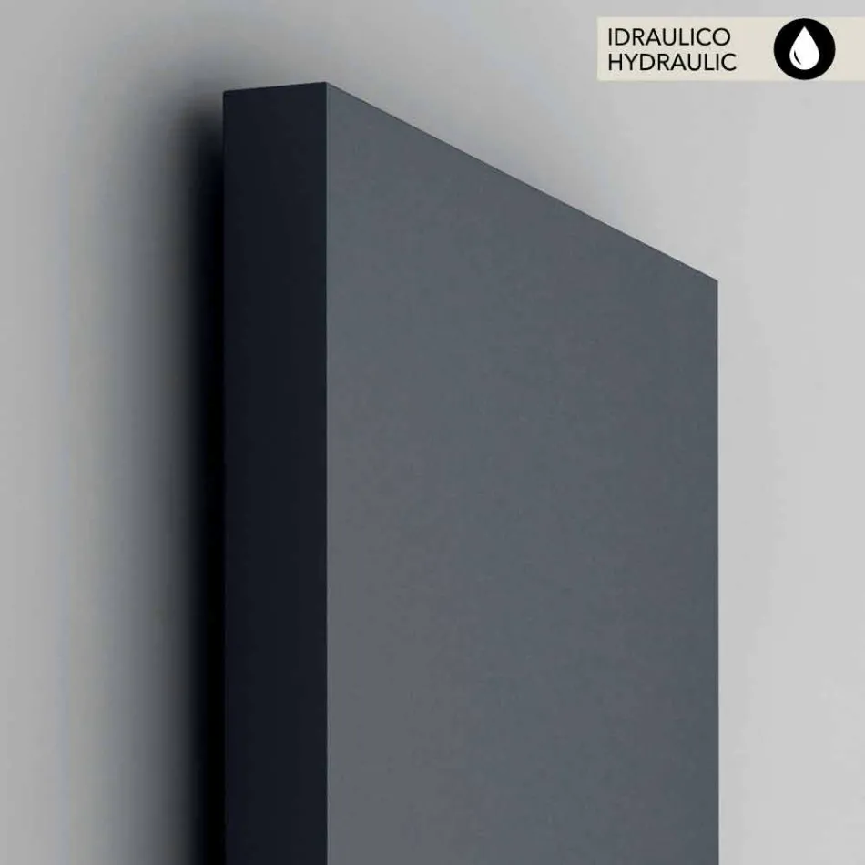 hydraulische verticale radiator, staaldekking, Scirocco H Licht Viadurini