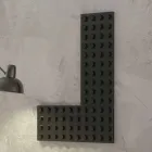 Termoarredo lego moderne elektrische gekleurd, Steen voor Scirocco H Viadurini