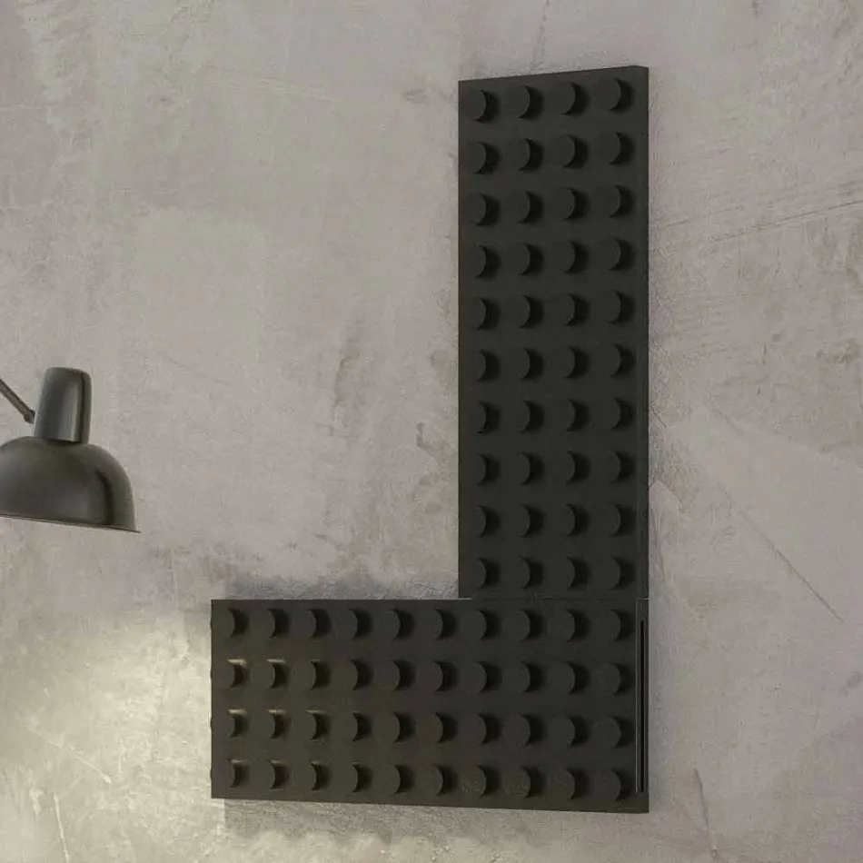 Termoarredo lego moderne elektrische gekleurd, Steen voor Scirocco H Viadurini