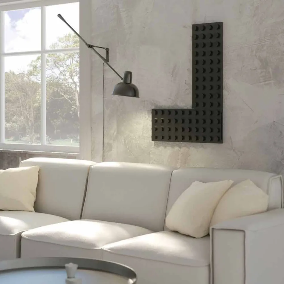 Termoarredo lego moderne elektrische gekleurd, Steen voor Scirocco H Viadurini