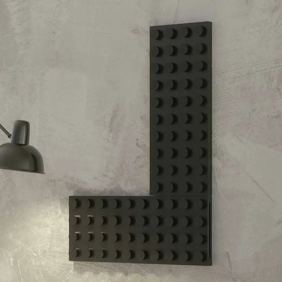 Termoarredo hydraulisch ontwerp Legoblokje gemaakt in Italië Scirocco H Viadurini