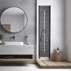 Lux Mix Radiator met stalen handdoekrek, gemaakt in Italië Viadurini