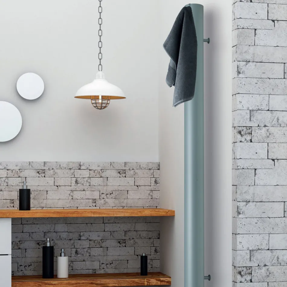 Gemengde radiator gemaakt van aluminium buis Made in Italy - Pandoro Viadurini